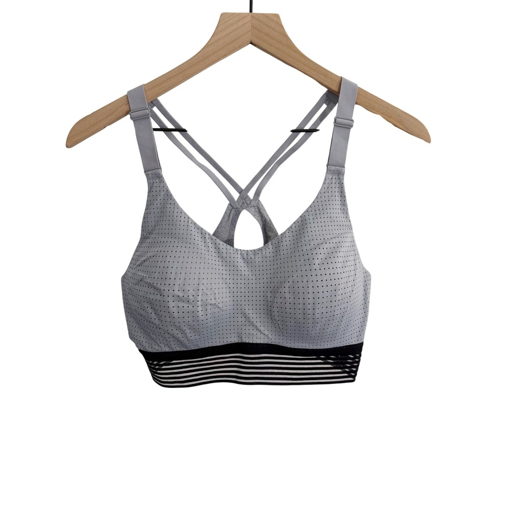 Victoria's Secret Sport Bra Grey Size 36C Activewear Athleisure Work Out Gym